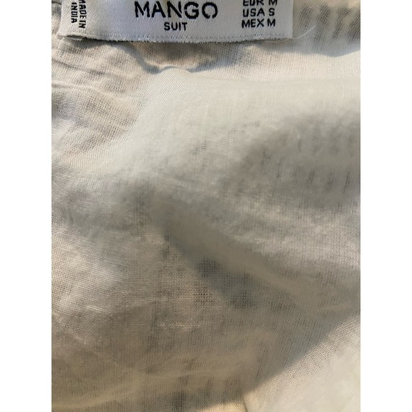 Mango Crochet Knit Dress - Classy White Summer Elegance - Size Small* WD38 - Picture 14 of 14